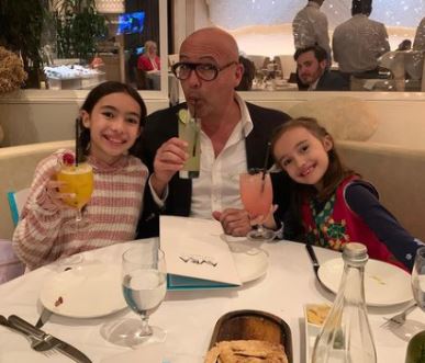 Candice Neil fiance Billy Zane with his beautiful daughters Ava and Gia